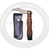 Mushroom Knife With leather cover